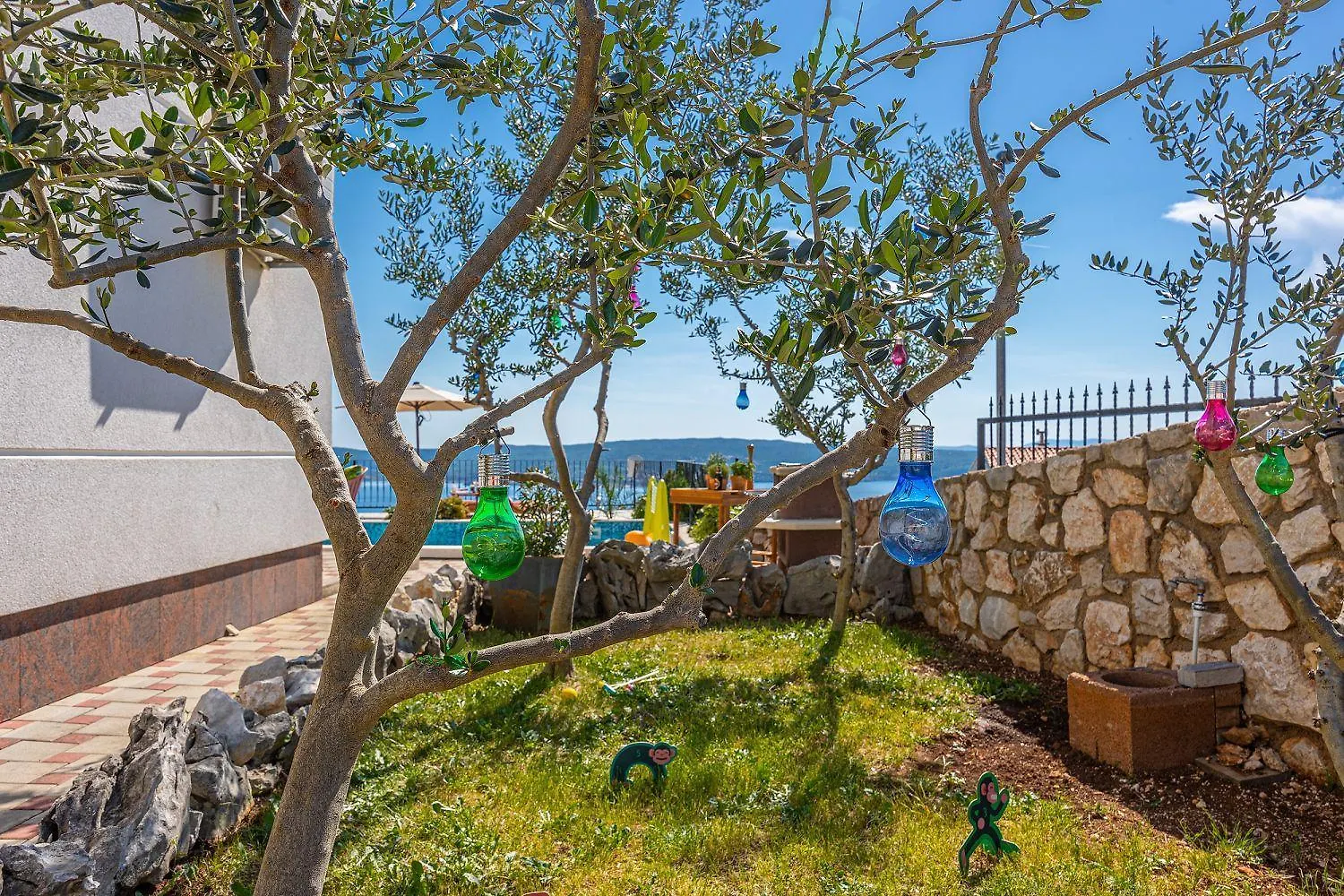 Mediterranes Apartment Mit Meerblick, Privatpool, Bbq, Garage, Waschmaschine Crikvenica Croatia